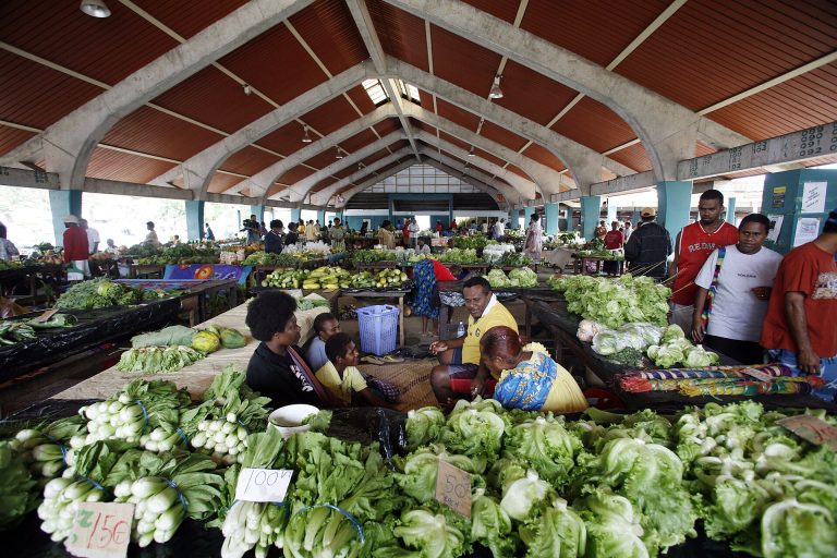 Vegetable market in Port Vila, Vanuatu
